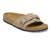 Women's Oita Braided Suede Sandals In Taupe
