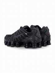 All-Black Nike Sneakers with Segmented Sole