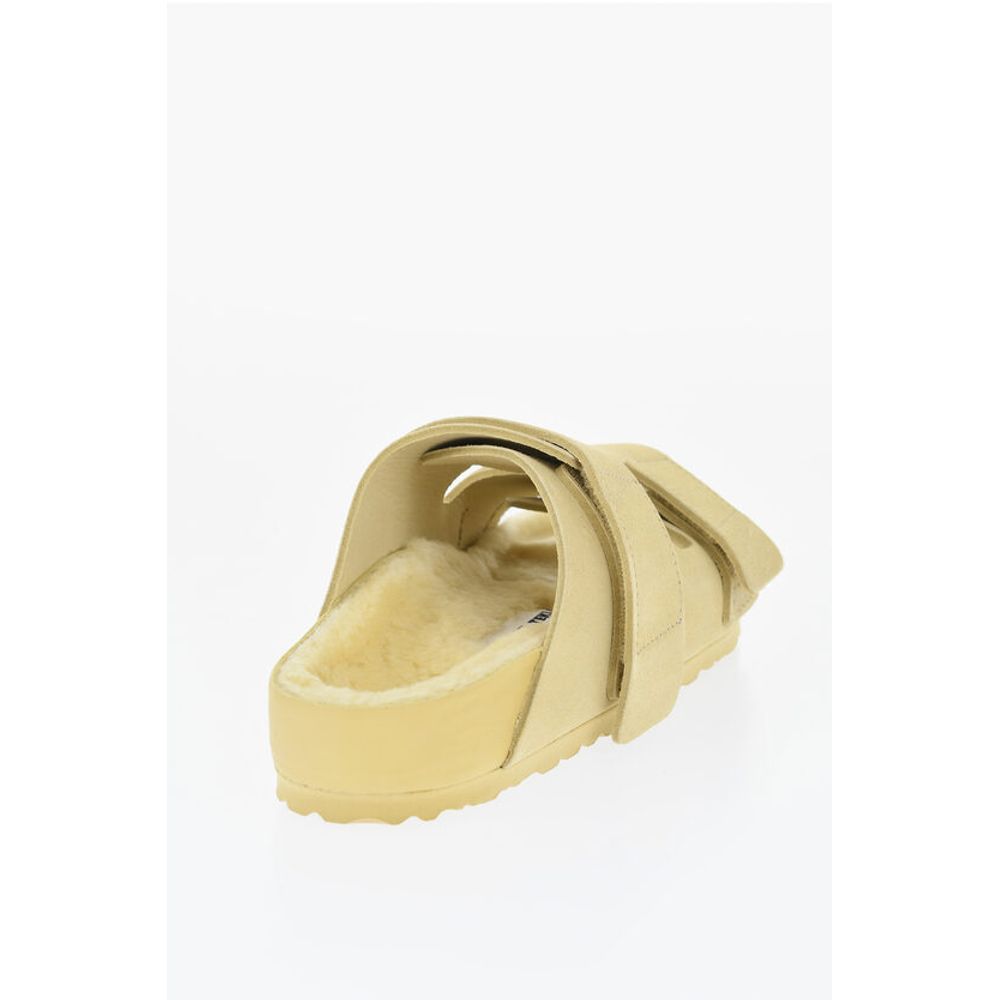 Birkenstock TEKLA x BIRKENSTOCK Suede Double Band Sandals with Women's Shearling