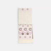 Coach Outlet Fair Isle Print Knit Muffler
