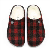 Girl's Zermatt Rivet Kids Comfort Clogs In Plaid Red