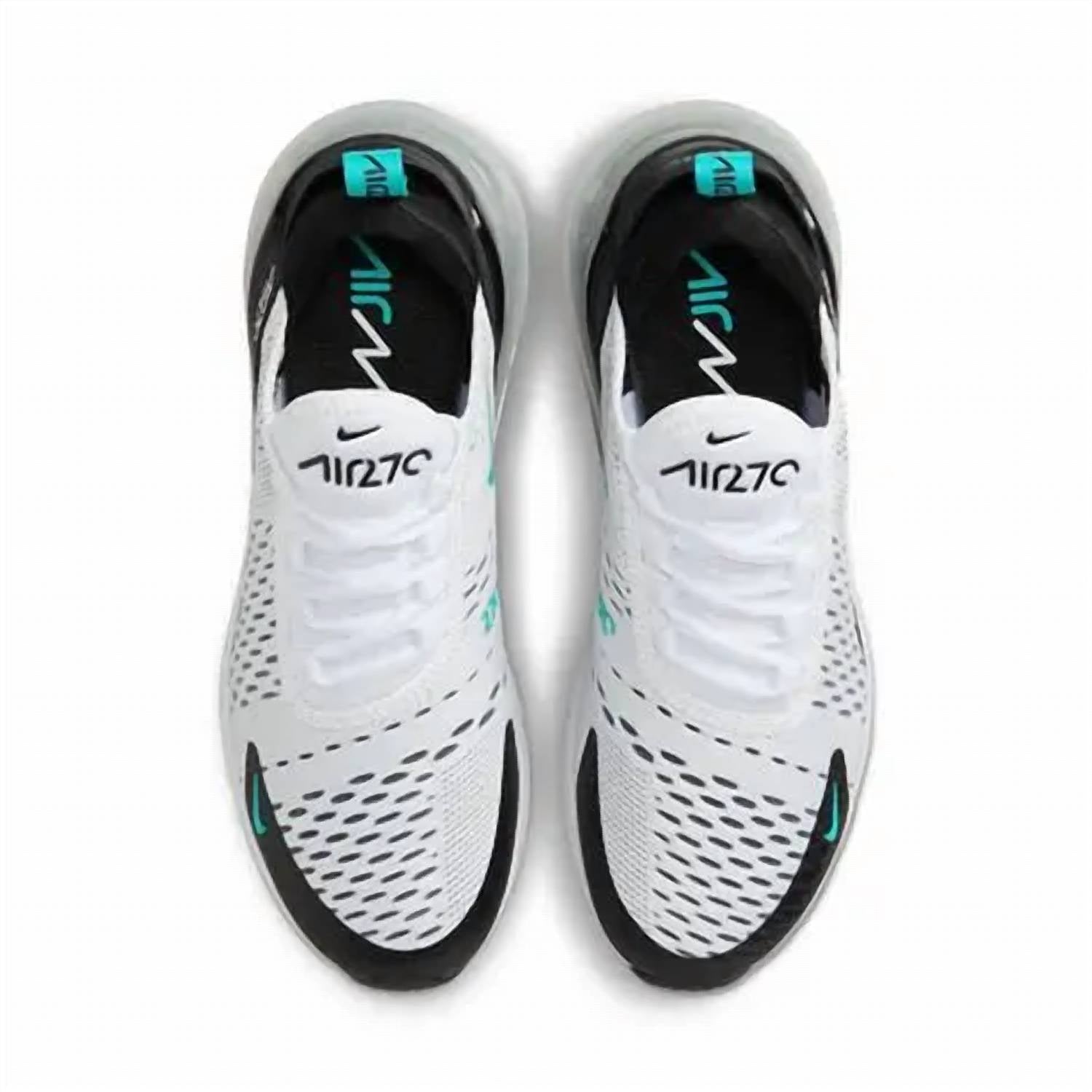 Women's Air Max 270 Shoe In White/black