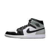 Nike Air Jordan 1 Mid White / Black - Light Smoke Grey  DQ8426-101 Men's