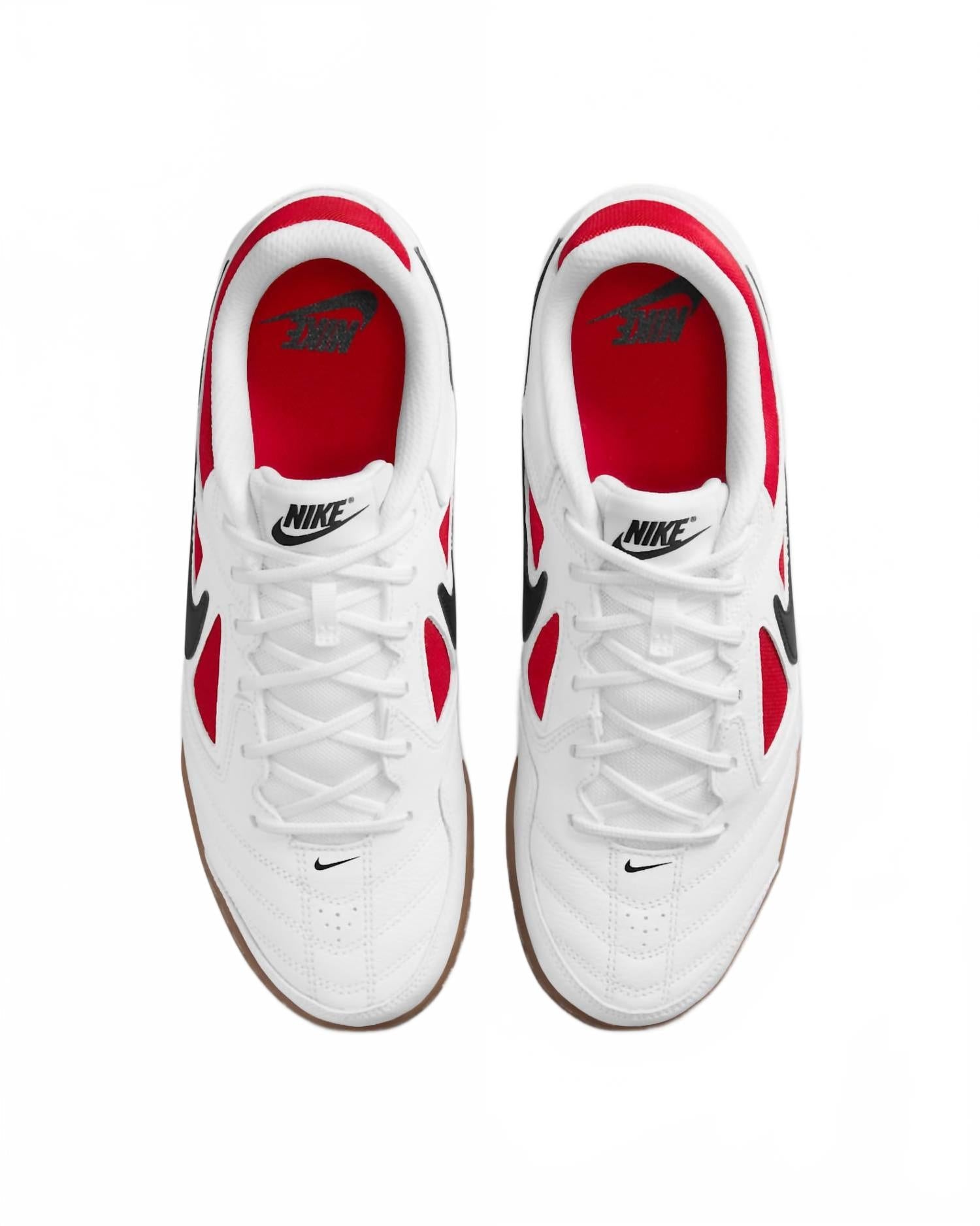 Men's Gato Shoes In White Gym Red Gum Dark Brown Black White