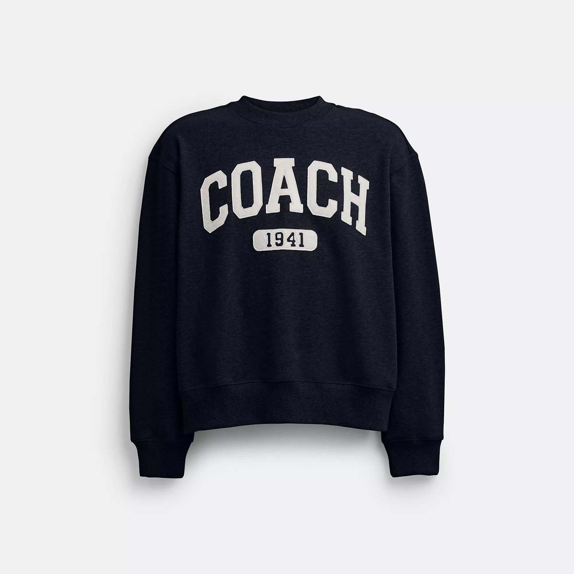 Coach Outlet Sporty Signature Boyfriend Crewneck Sweatshirt
