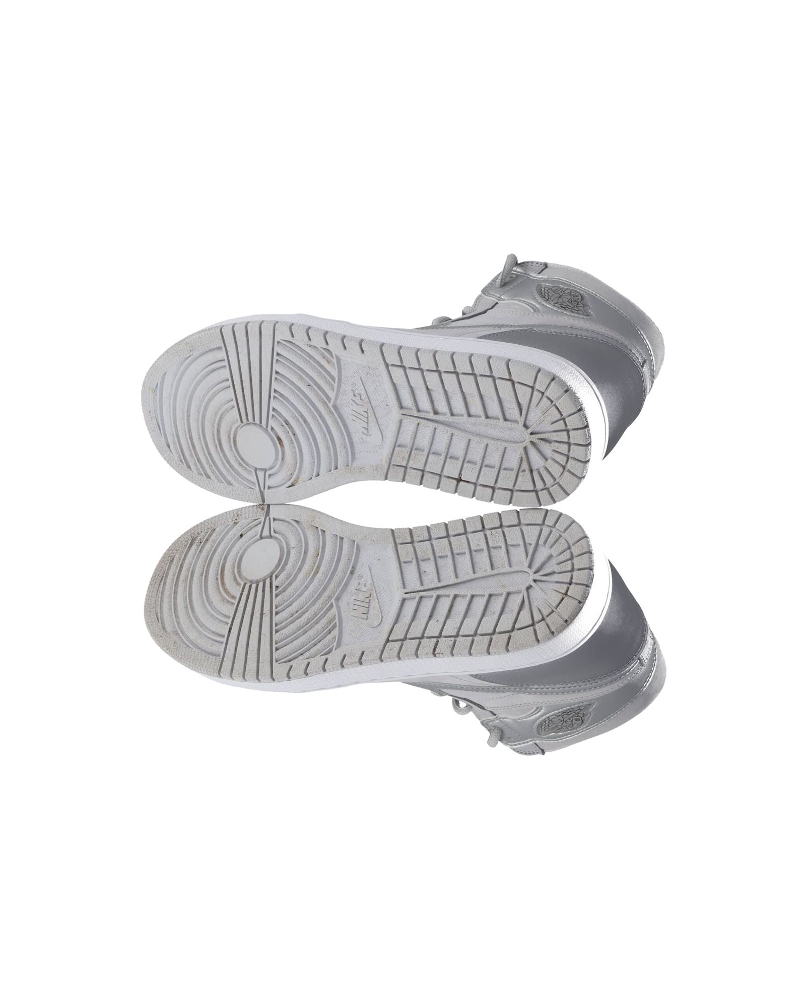Nike Air Jordan 1 High CO Japan in Neutral Grey Silver White Leather