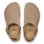 Women's Lutry Suede Clog In Gray Taupe