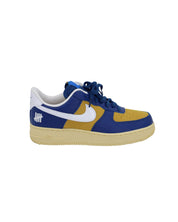 Nike Air Force 1 Low SP Sneakers in Court Blue Lemon Drop White Leather