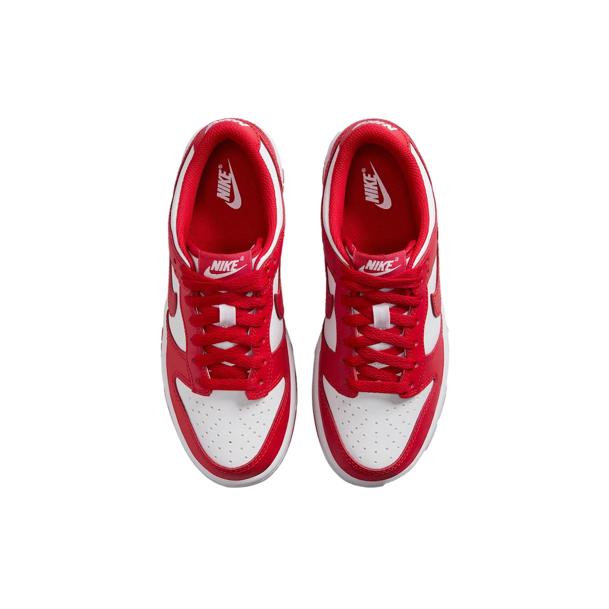 Grade-School Nike Dunk Low White/University Red FB9109-119
