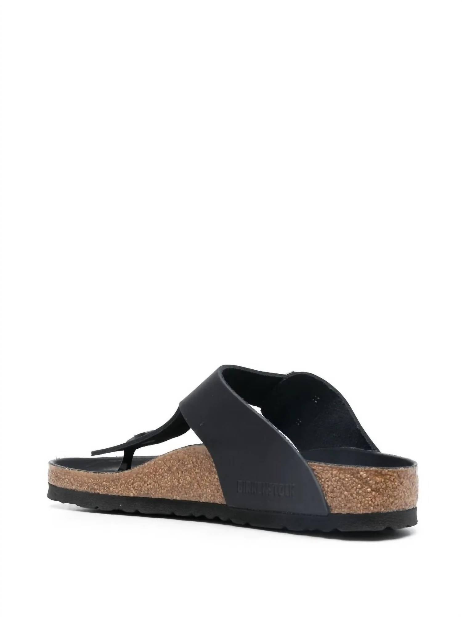 Women's Gizeh Big Buckle Slide In Black