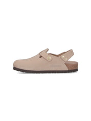 "Tokio" Slingback Mules – Beige