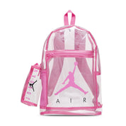 2PC Clear Air School Backpack W/ Pencil Case Set