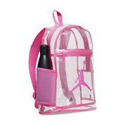 2PC Clear Air School Backpack W/ Pencil Case Set