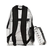 2PC Clear Air School Backpack W/ Pencil Case Set