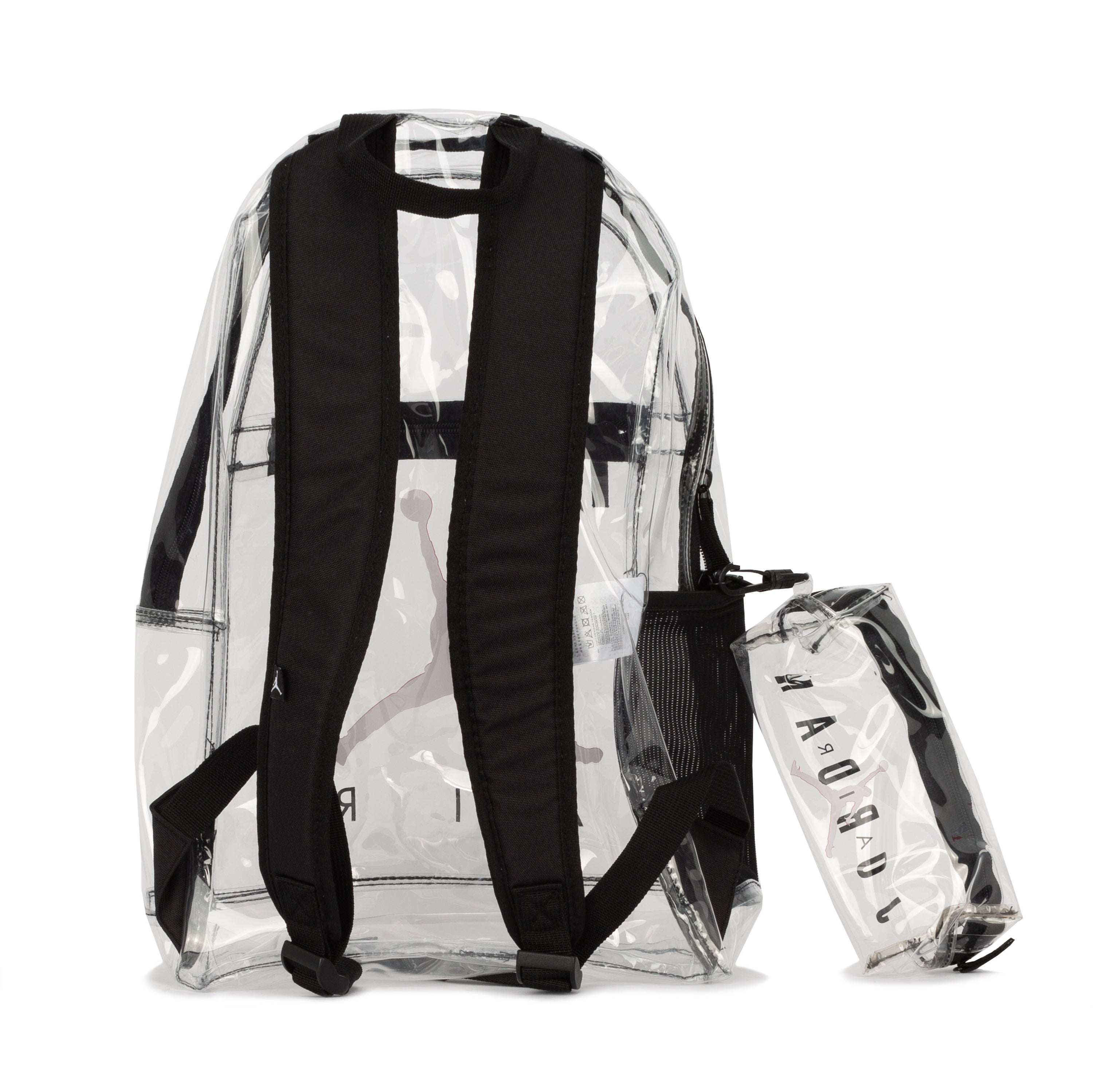 2PC Clear Air School Backpack W/ Pencil Case Set