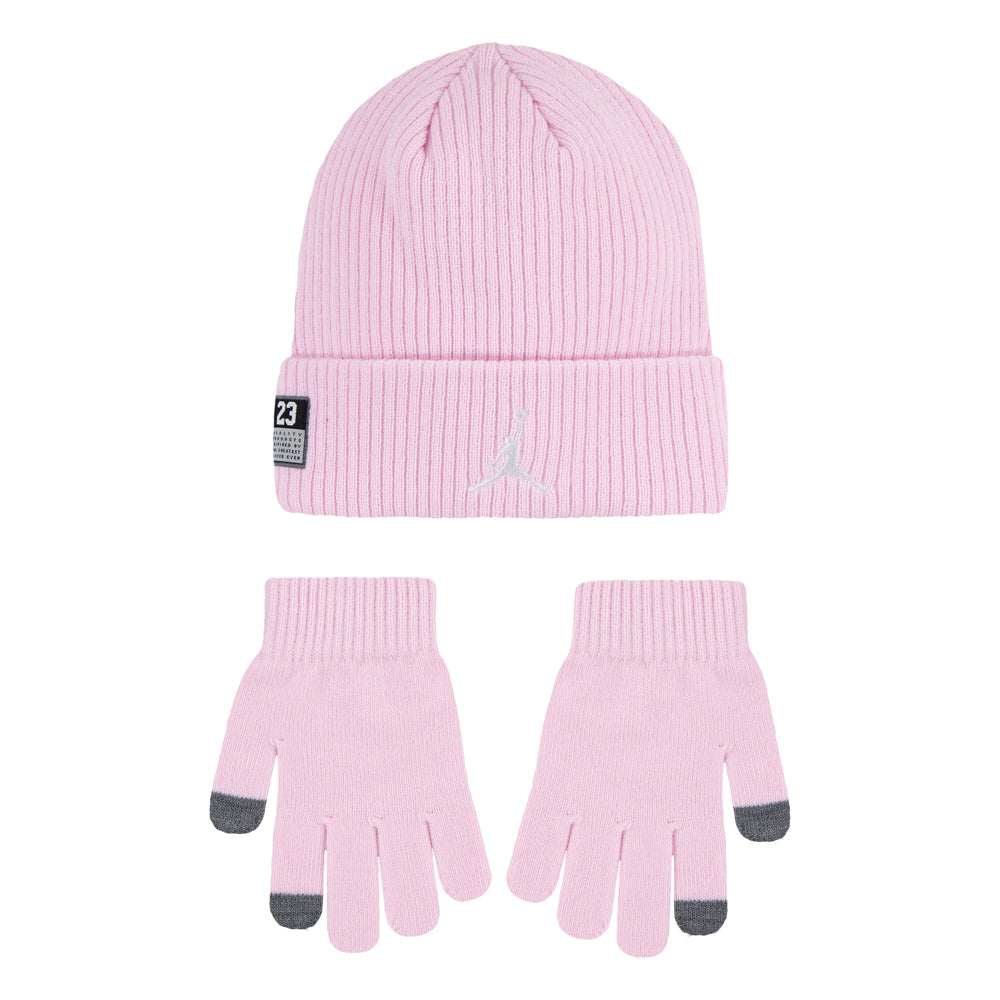 Youth "23" Jersey Beanie & Glove Set