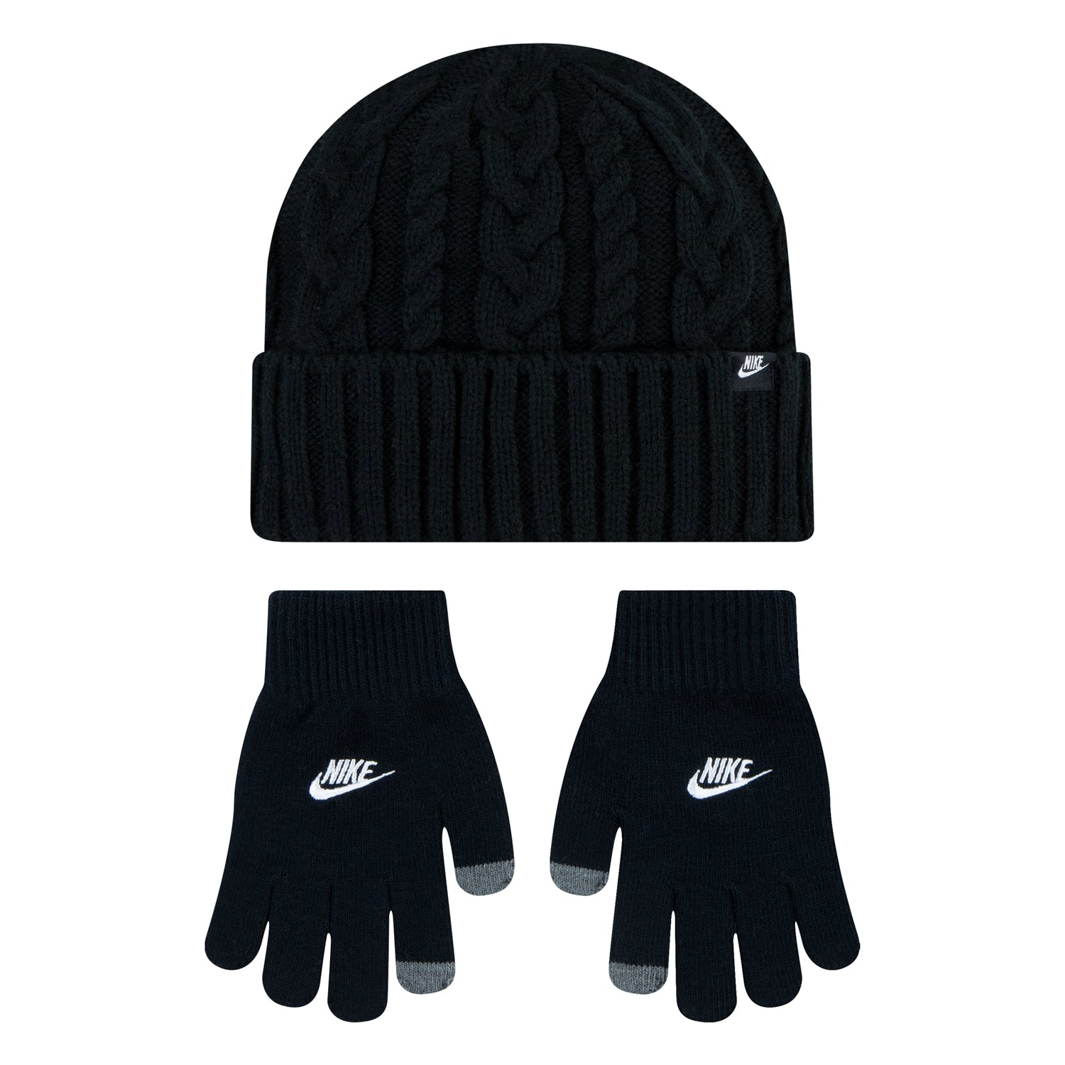 Youth Cable Knit Beanie & Glove Set