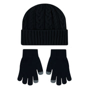 Youth Cable Knit Beanie & Glove Set