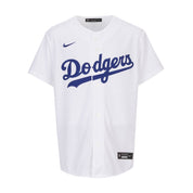Dodgers Baseline Home Jersey - Youth