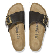 Women's Catalina Luxe Buckle Sandals In Graceful Licorice