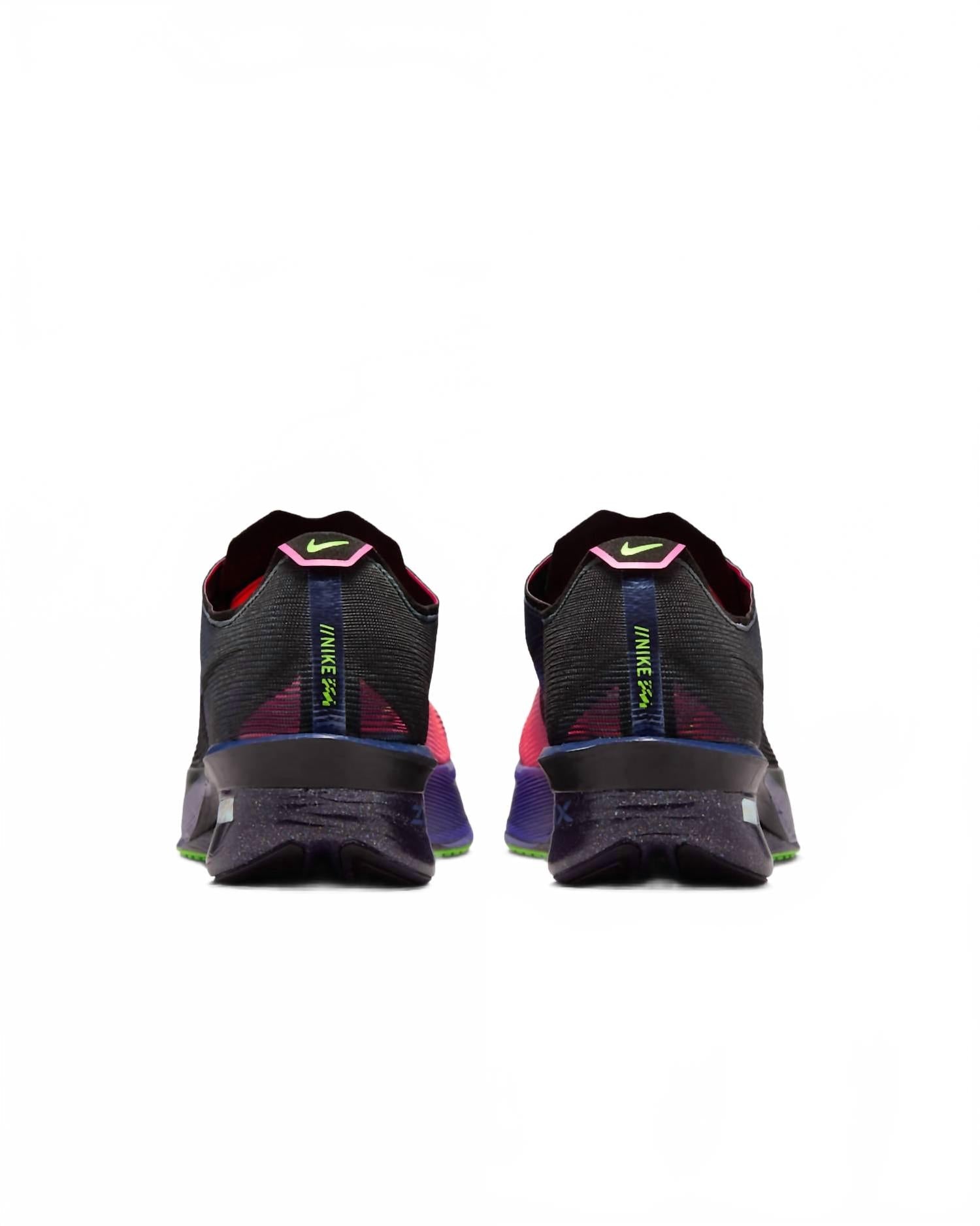 Women's Vaporfly 4 Glam Shoes In Dark Obsidian/purple Dynasty/flash Crimson/black