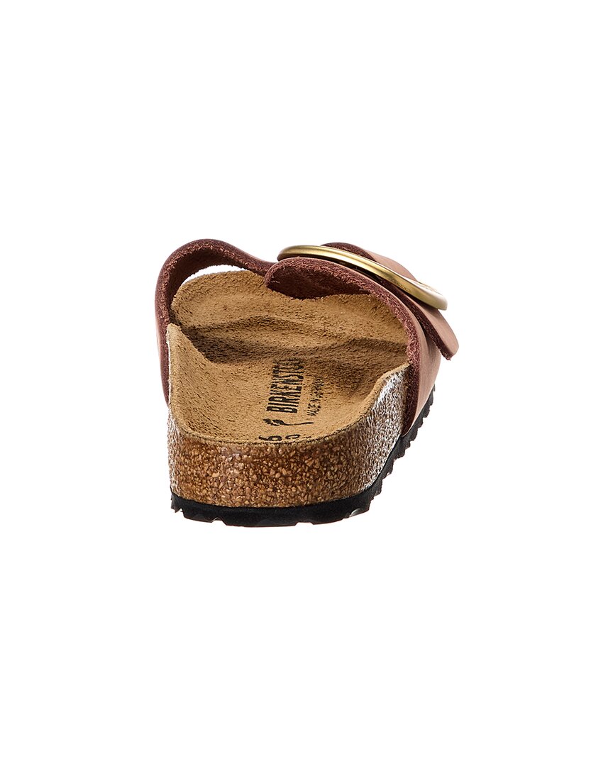 Birkenstock Madrid Narrow Big Buckle Nubuck Leather Sandal