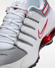 Nike Shox NZ 378341-104 Sneakers Men's White Sport Red Running Shoes DWA3737