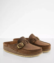 Women's Buckley Oiled Leather Mule In Cognac