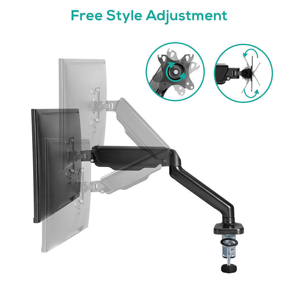 Activiva 17"~32" Single Screen Steel Gas Spring Monitor Arm