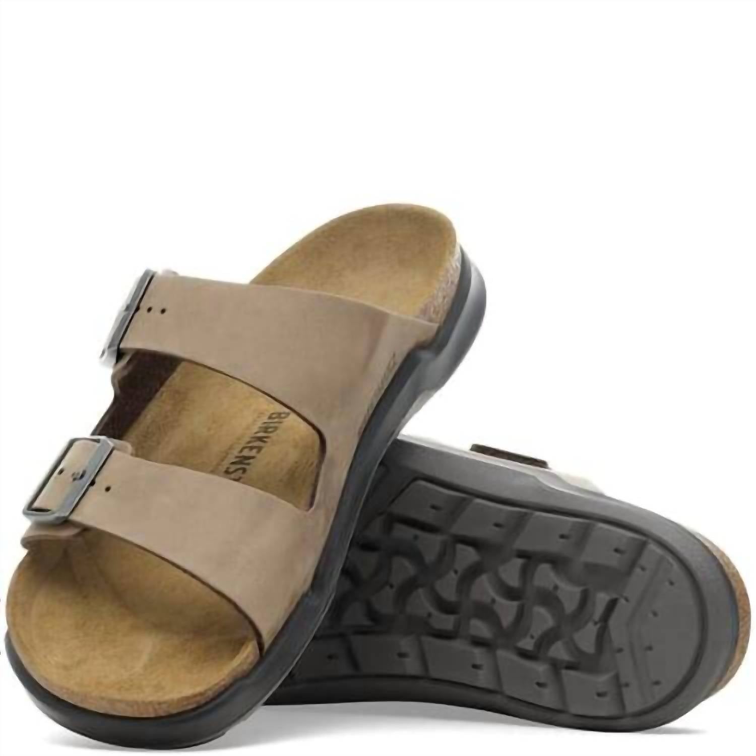 Men's Arizona Crosstown Sandals In Brown Brown