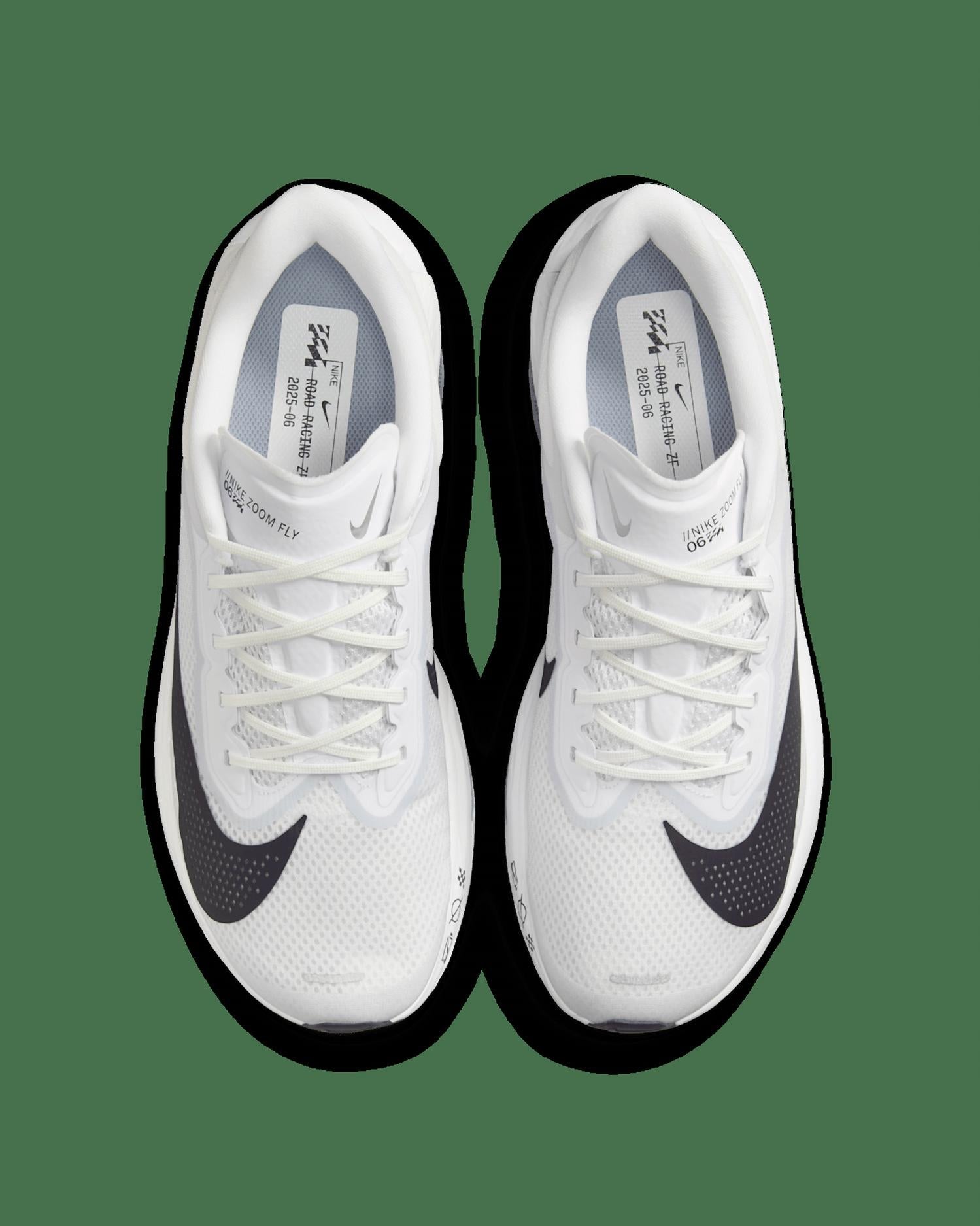 Men's Zoom Fly 6 Shoes In White/gridiron-Pure Platnium