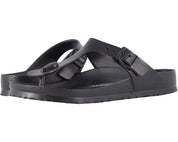 Women's Birkenstock Gizeh 0128201 Black Waterproof Slip-On Slide VER987