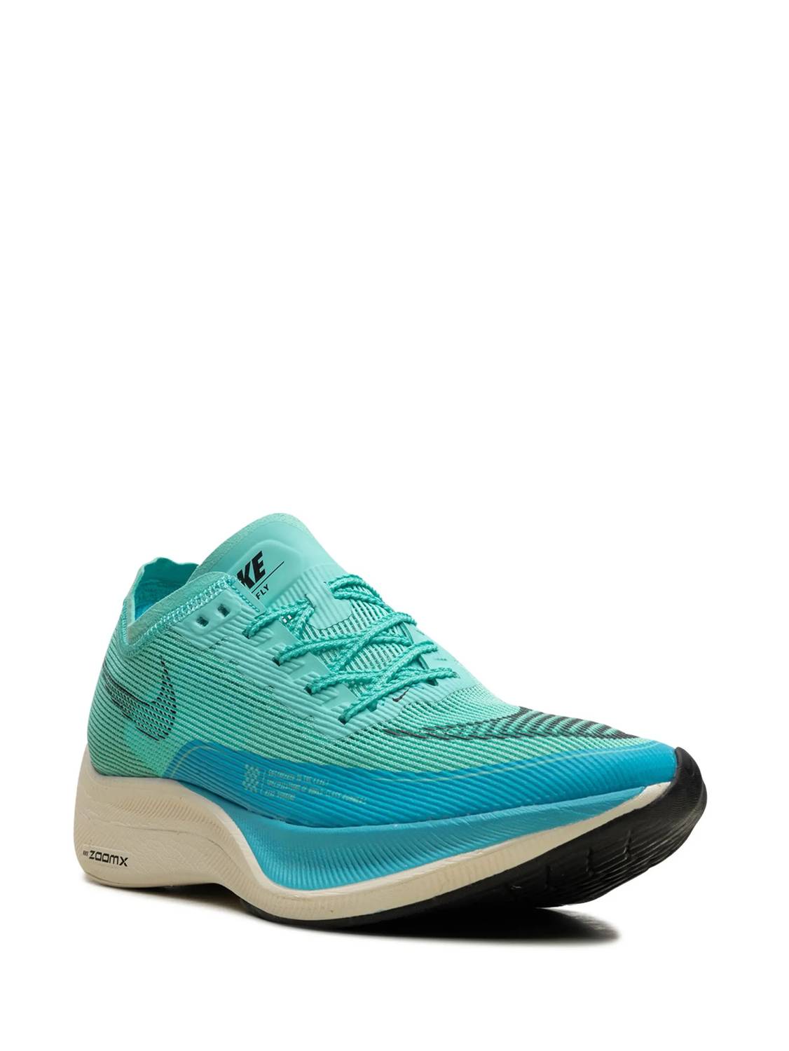 Women's Zoomx Vaporfly 2 Running Shoes In Aurora Green/black