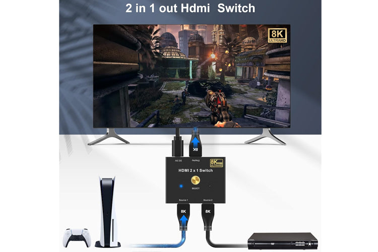 1Mii H2Pro Two In One Out 8K HDMI Switch 4k@120hz