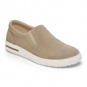 Women's Oswego Suede Leather Shoe - Narrow Width In Taupe