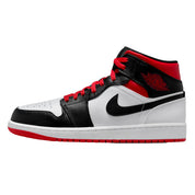 Men's Nike Air Jordan 1 Mid White / Gym Red - Black DQ8426-106