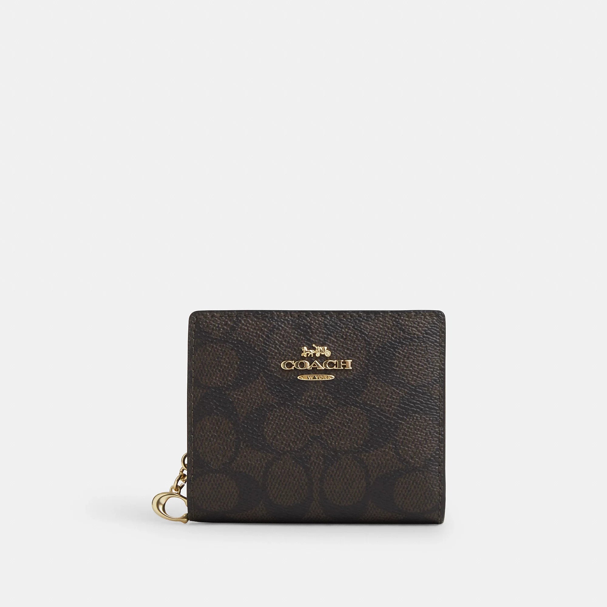 Coach Outlet Snap Wallet In Signature Canvas