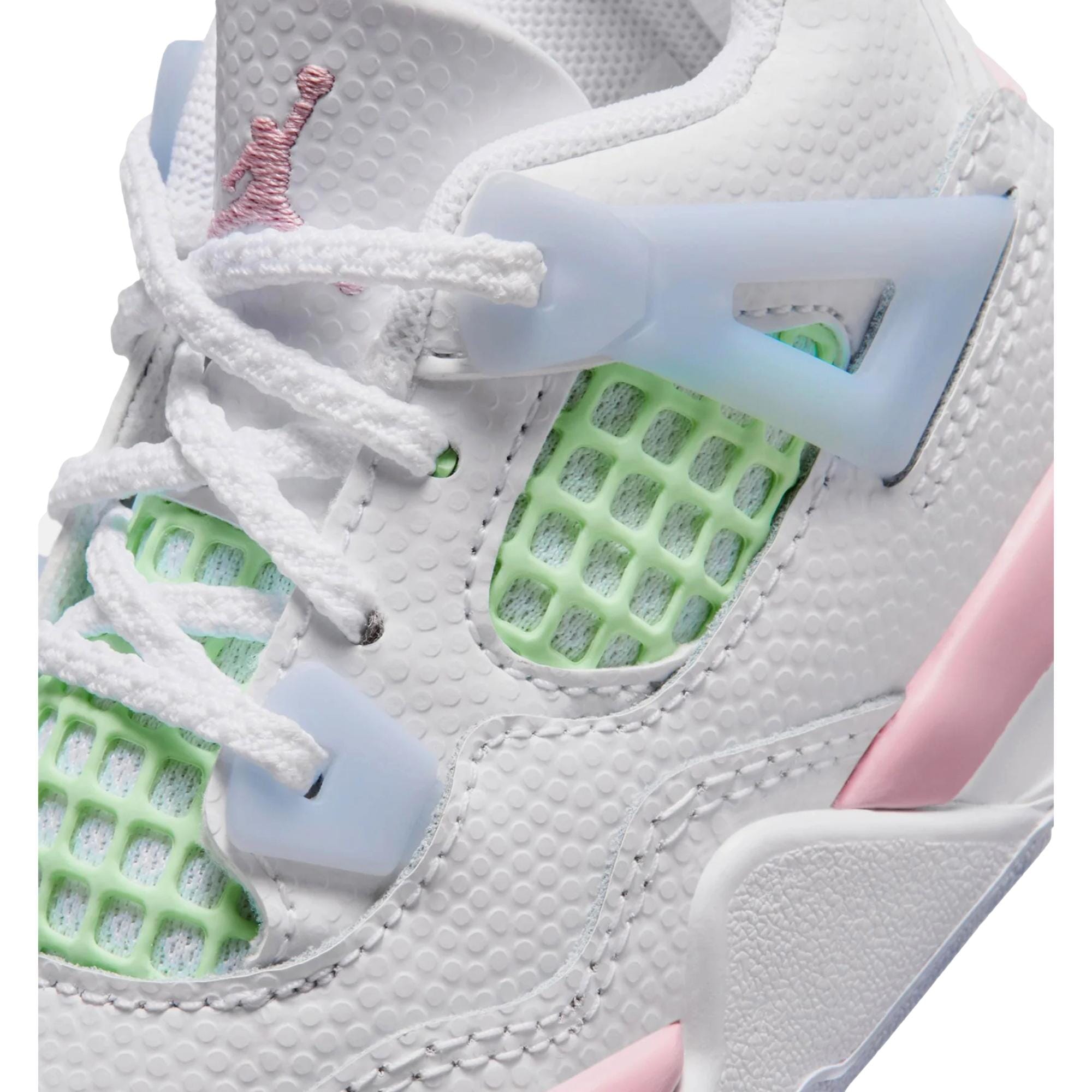 Nike Jordan 4 Retro White / Medium Soft Pink - Half Blue  IB7070-100 Toddler