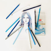 24pc Jasart Studio Art/Craft Colour Pencil Set - Pastel