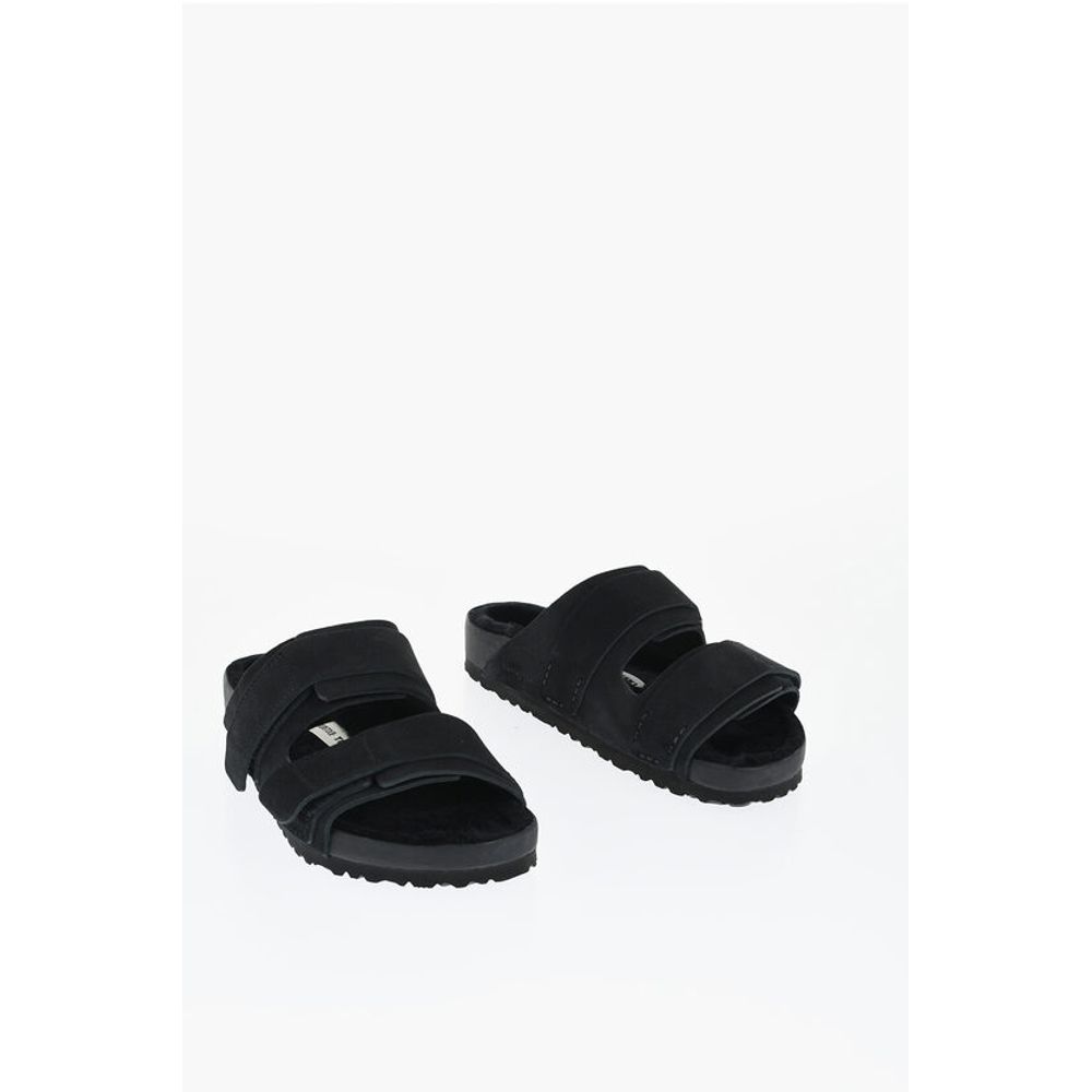 Birkenstock TEKLA Double Strap Suede UJI Sandals with Shearling Men's Sole