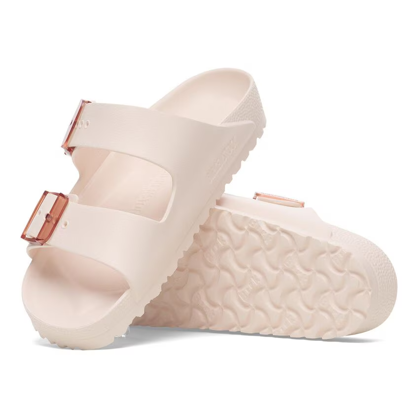 Women's Birkenstock Arizona Sandal Pink Stealth Buckle 2-Strap VER285
