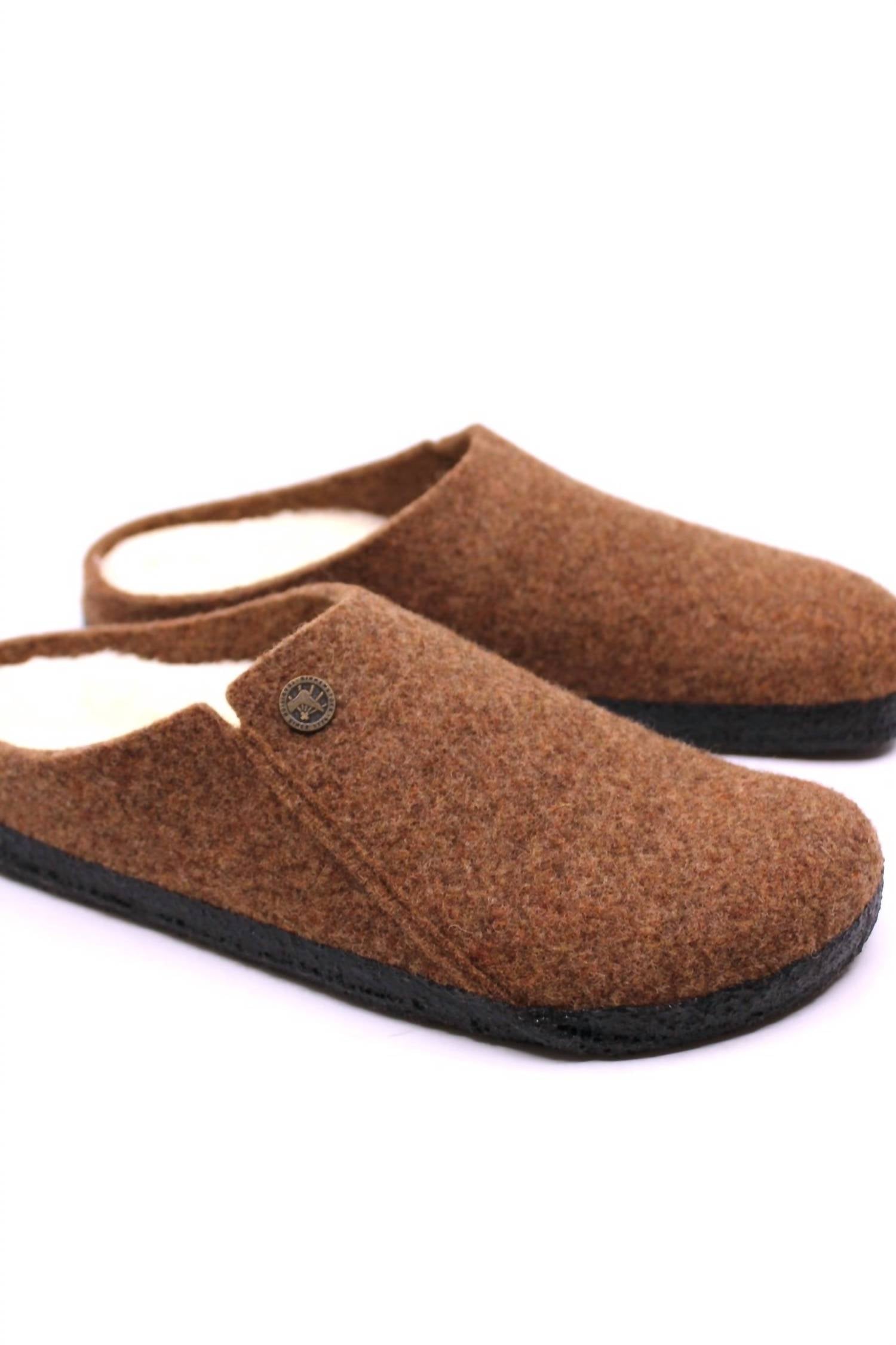 Men's Zermatt Shearling Slippers In Brown