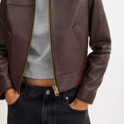 Coach Outlet Leather Jacket