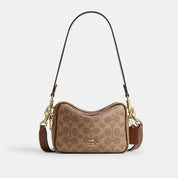 Coach Outlet Mini Carey Crossbody Bag In Signature Canvas
