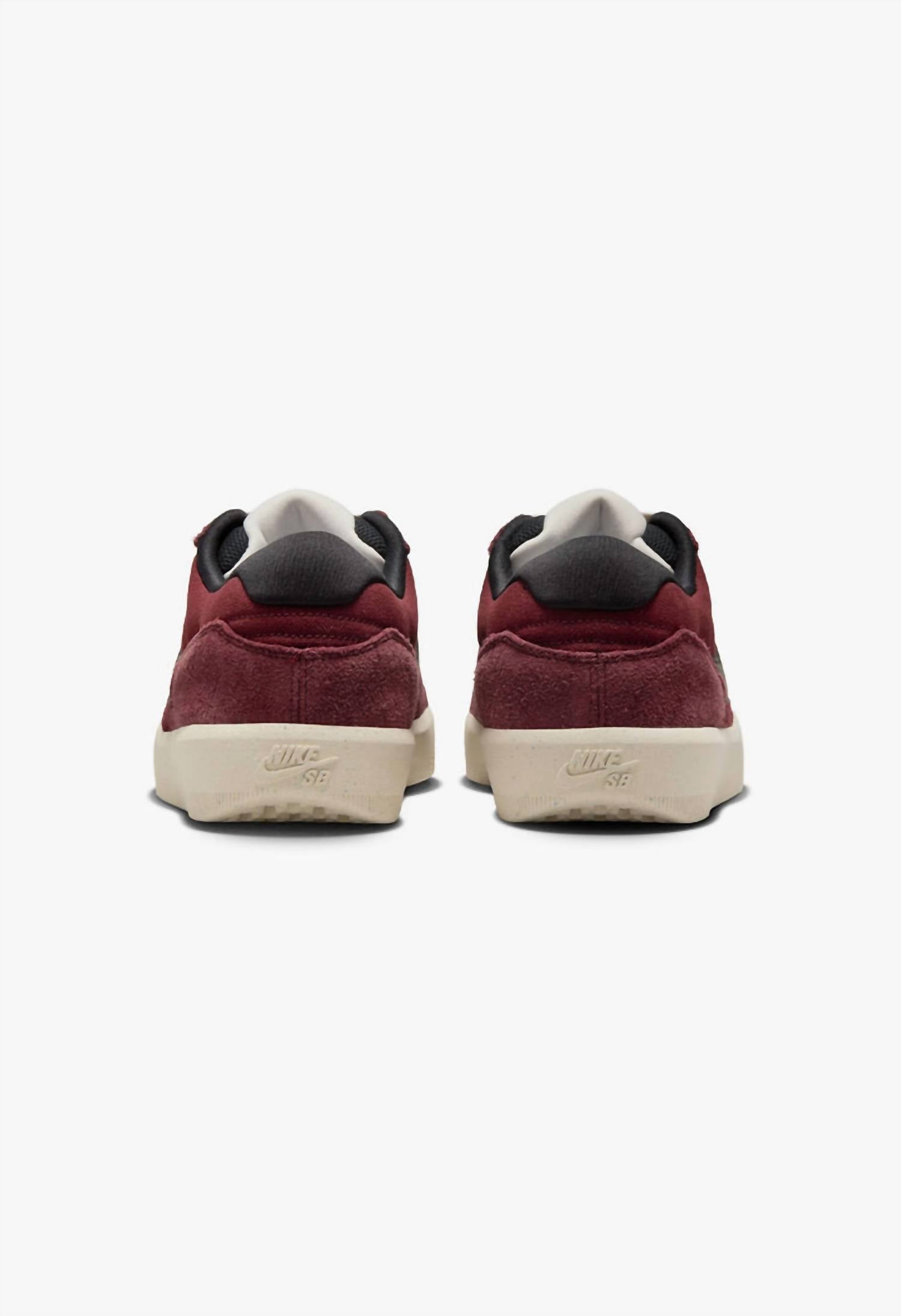Men's Sb Force 58 Skate Shoes In Dark Team Red
