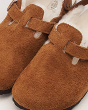 Tokio Shearling Mink Slides