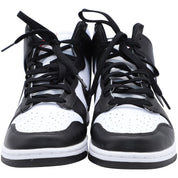 Nike Dunk High in Black White Leather