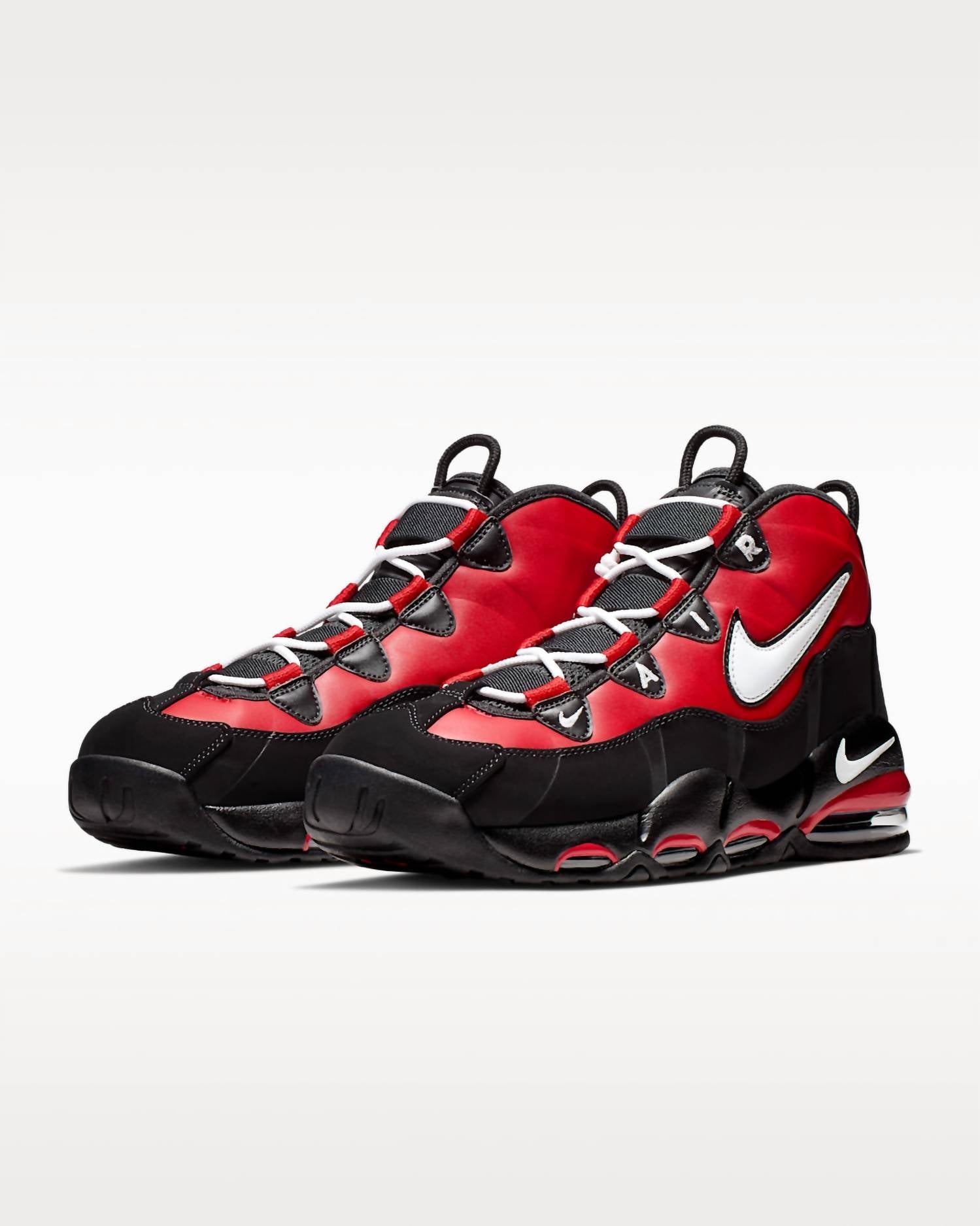 Men's Air Max Uptempo '95 Bulls Sneakers In University Red/white/black