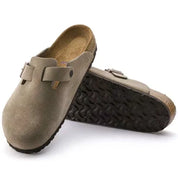 Birkenstock Boston 0560771 Clog Gray Soft Footbed Casual Sandal HAWK357