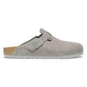Women's Boston Suede Leather In Stone Coin